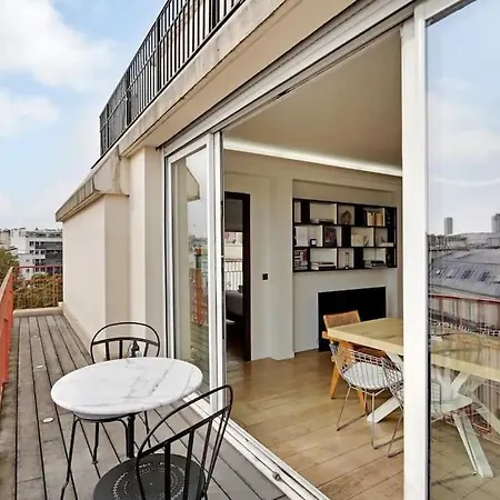 Penthouse Champs Elysees, Vue Sur Et La Tour Eiffel Paris